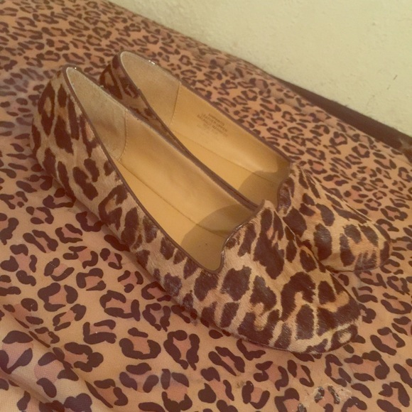Nine West leopard flats