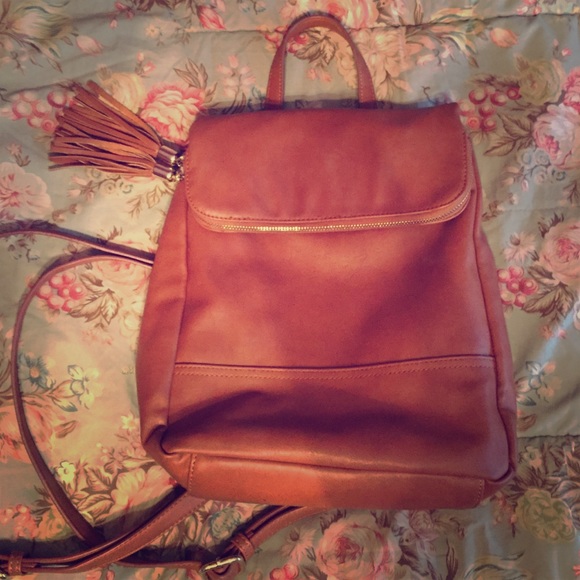 Brown backpack