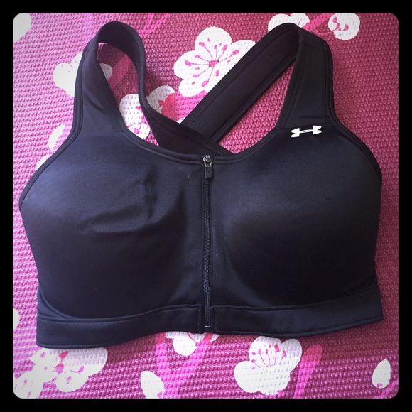 Under armour front-zip sports bra Sm