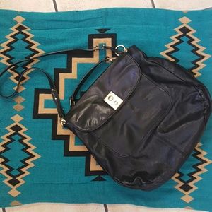 J.Crew Black Leather Bag J.Crew Black Leather Bag