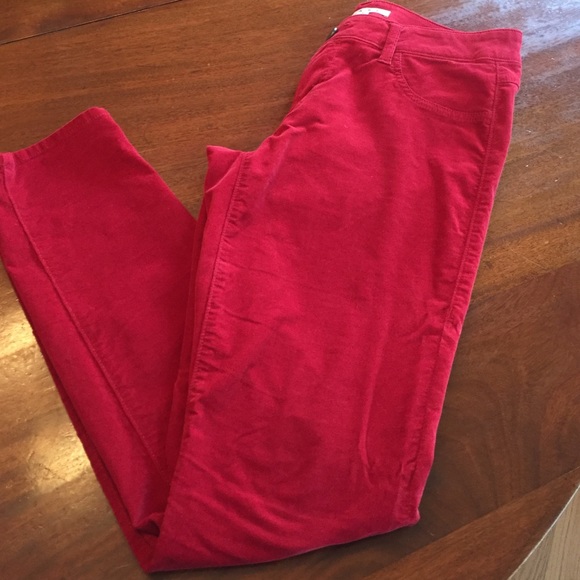 Red Corduroy Cabi pants size 6