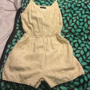 cream romper