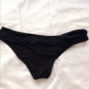 Black Victoria's Secret bikini bottoms