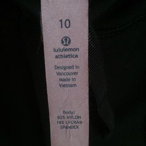 Lululemon long skinny cut leggings