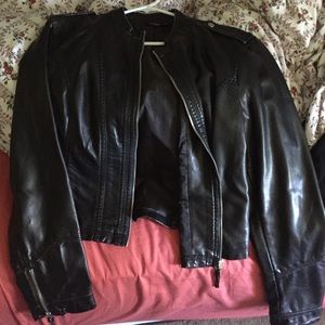Faux Leather Jacket