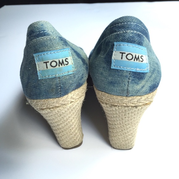 TOMS denim wedges - Picture 3 of 4