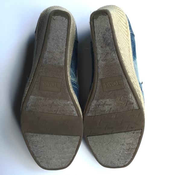 TOMS denim wedges - Picture 4 of 4