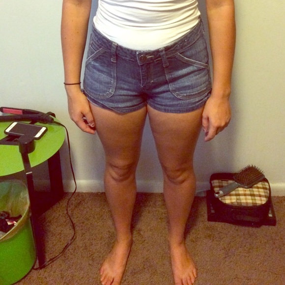 Dark Wash Jean Shorts