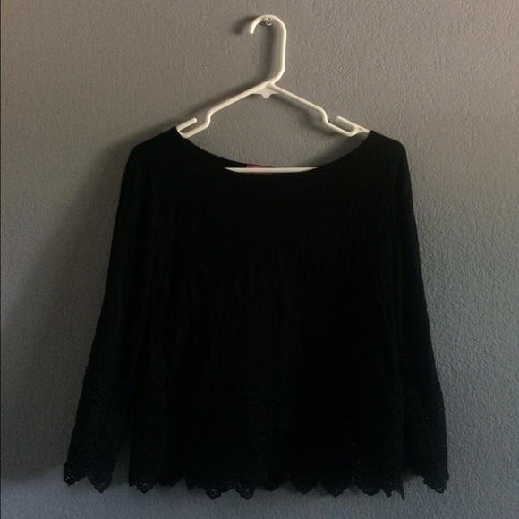 boohoo lacy top