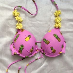Victoria's Secret Push-up Pineapple Top