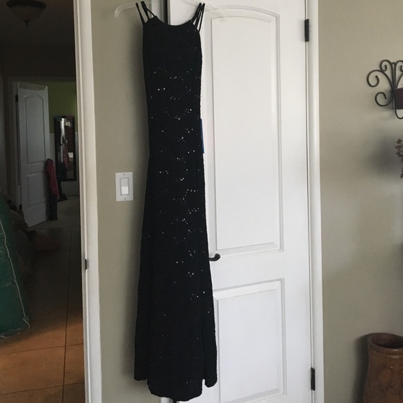 A black dress