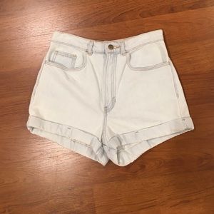 American Apparel High Waist Denim Cut Off
