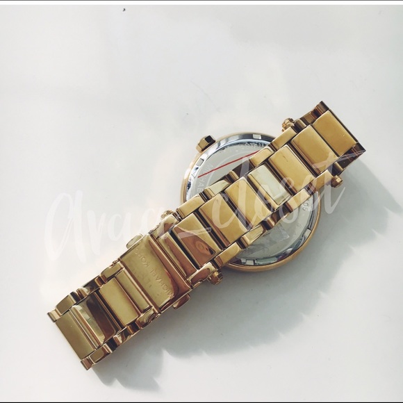 Michael Kors Watch Glitz Gold Parker - Picture 3 of 3