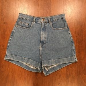 American Apparel High Rise Shorts