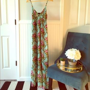 Floral maxi dress