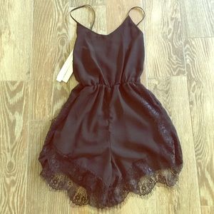 Little black romper!