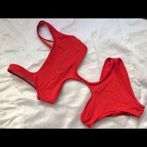 American Apparel Red Monokini