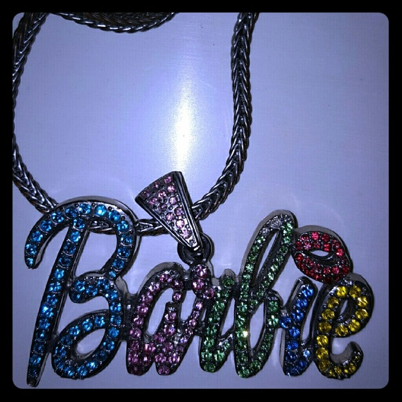 Bling Barbie necklace