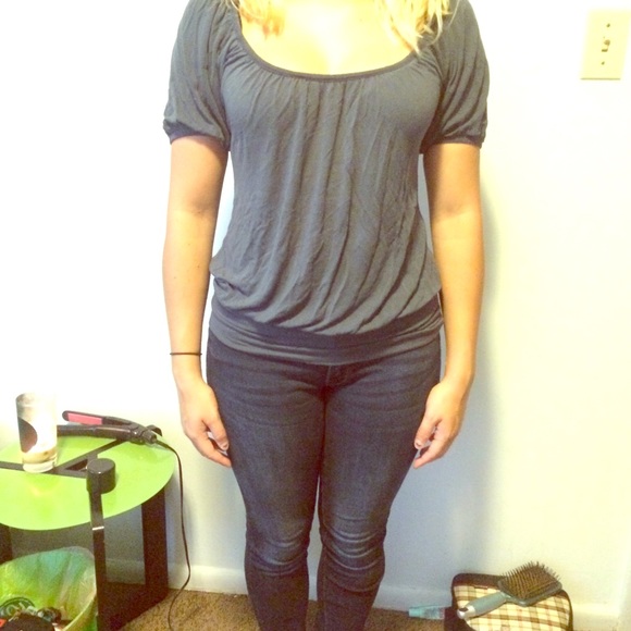 Dark blue/grey top from Forever 21
