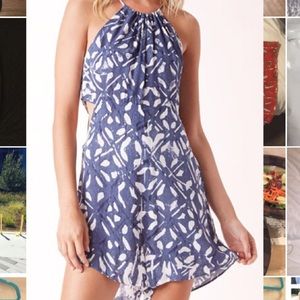 Blue Life Side Cutout Romper
