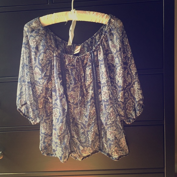 Flowy Paisley Blouse