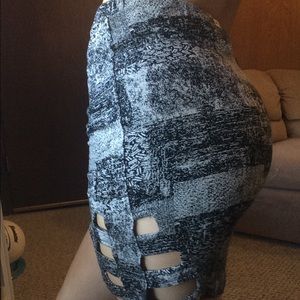 High waist mini skirt