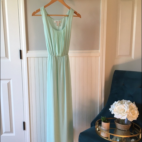 Light blue maxi dress