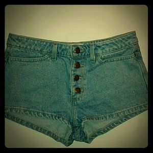 Never Worn American Apparel Jean Shorts