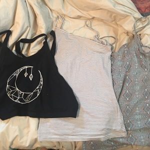 Bundle 3 shirts PACSUN halter tank tops