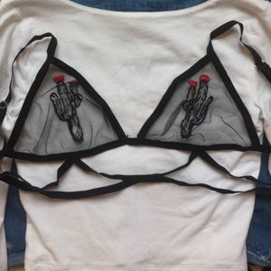 For love and lemons cactus bondage bralette