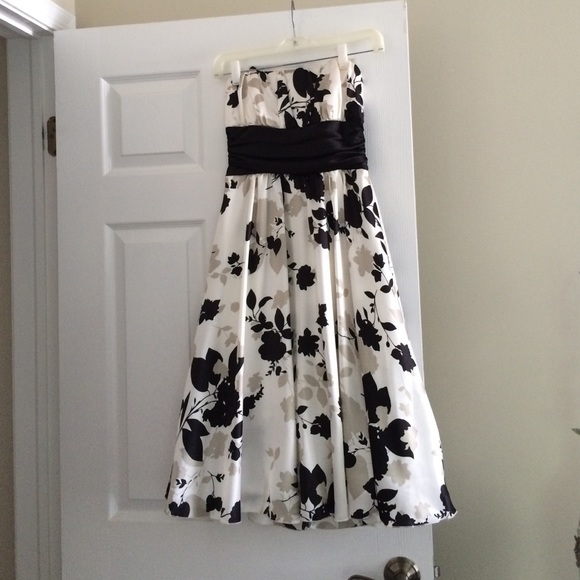Black and Cream Dress