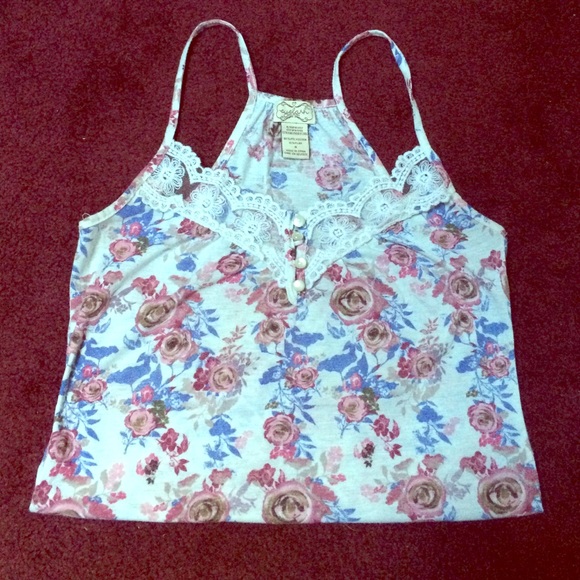 Flowery Tank Top