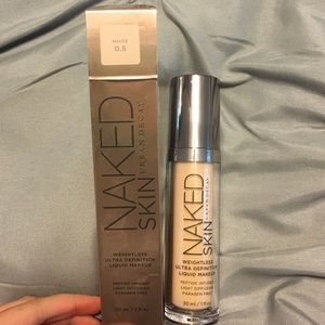 URBAN DECAY NAKED SKIN FOUNDATION IN SHADE 0.5