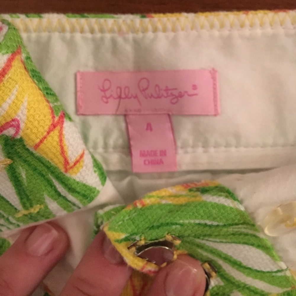 Lilly Pulitzer Pineapple Pattern Mini Skirt - image 2