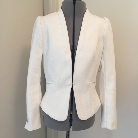 h&m collarless blazer