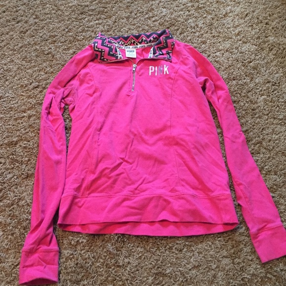PINK Victoria's Secret Jackets & Blazers - VS PINK Quarter Zip
