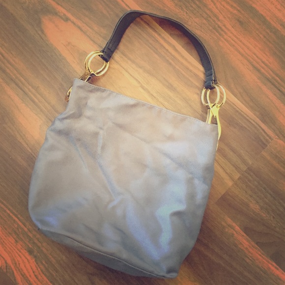 JPK Paris Nylon Shoulder Bag w Chunky Hardware