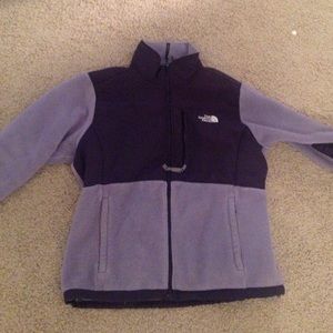 Purple north face fleece