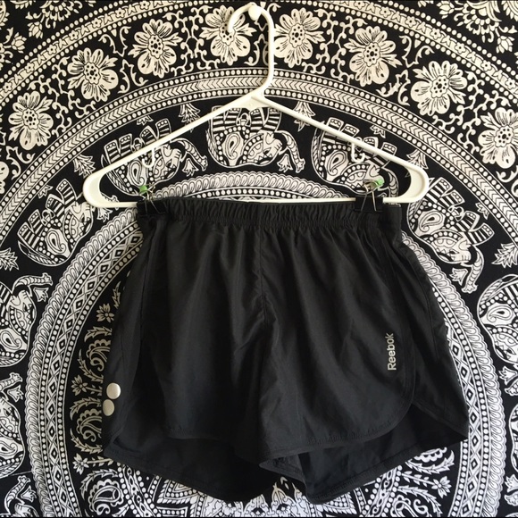 Reebok XS PlayDry Black Workout Shorts
