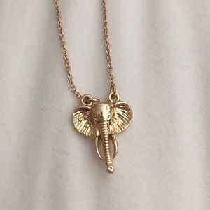 Elephant head necklace