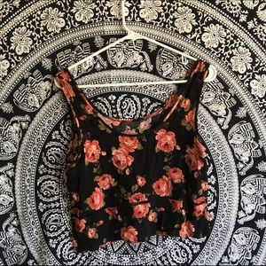 Forever 21 Floral Crop Top