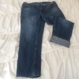 Jean capri pants