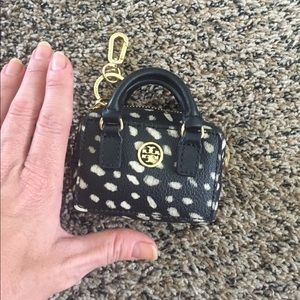 Tory Burch tiny key chain/ coin purse/wallet
