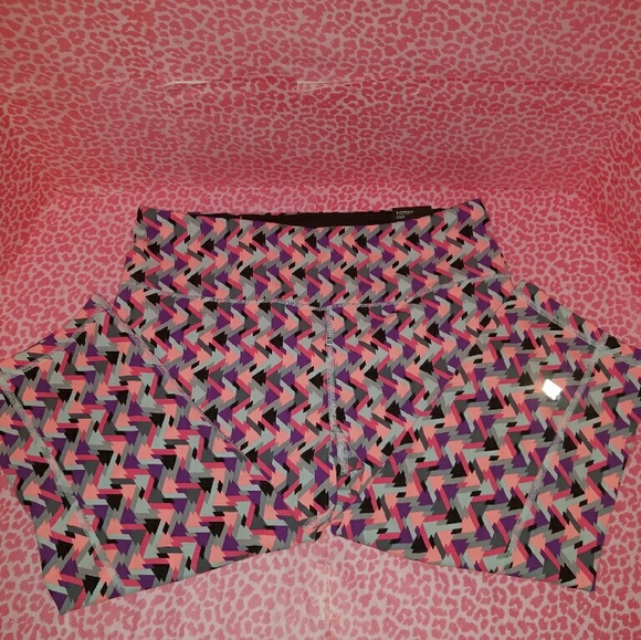 Victorias Secret VSX Geometric Crop Yoga Pants - Picture 1 of 1
