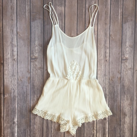 Event Pants - Beautiful White Romper