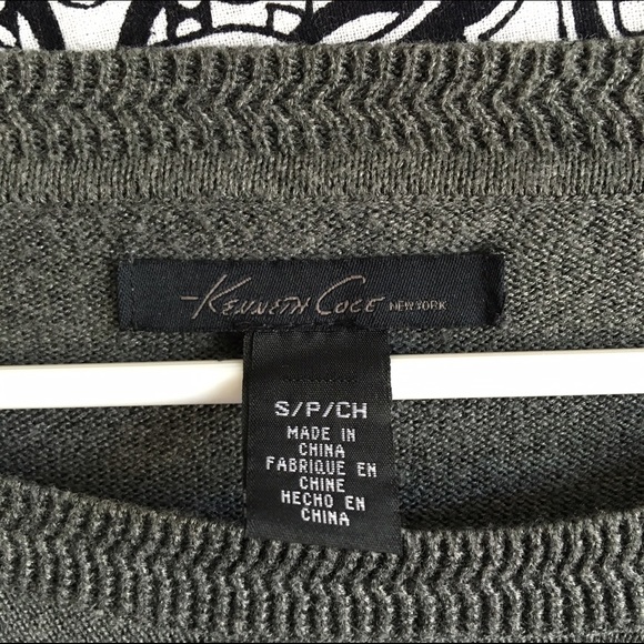 Kenneth Cole Gray Sweater - Picture 3 of 4