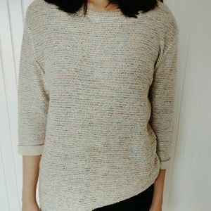 Topshop multicolored boucle knit