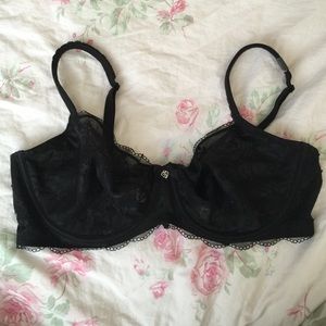 ‼️FINAL PRICE‼️NWT Black Lace VS Bra