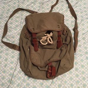 Army Green American Eagle backpack