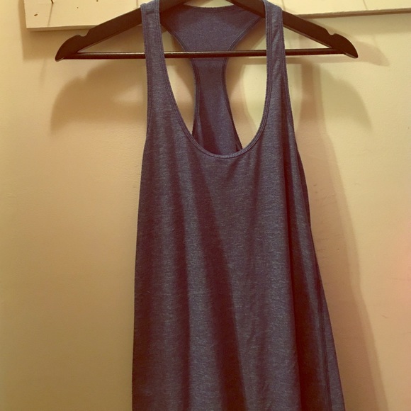 Lululemon tank size 8 heat heathered blue